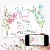 Kleine Wildblume, denken Sie an die Genderoffenbar Einladung