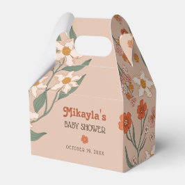 Kleine Wildblume Fall Rustic Boho Babydusche Geschenkschachtel