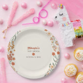 Kleine Wildblume Fall Rustic Boho Babydusche Pappteller (Party)