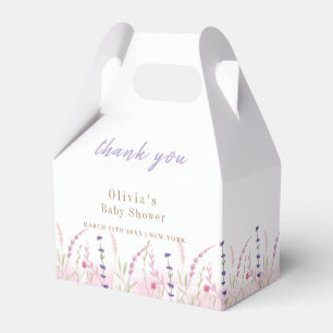 Kleine Wildblume Garden Babydusche Danke Geschenkschachtel