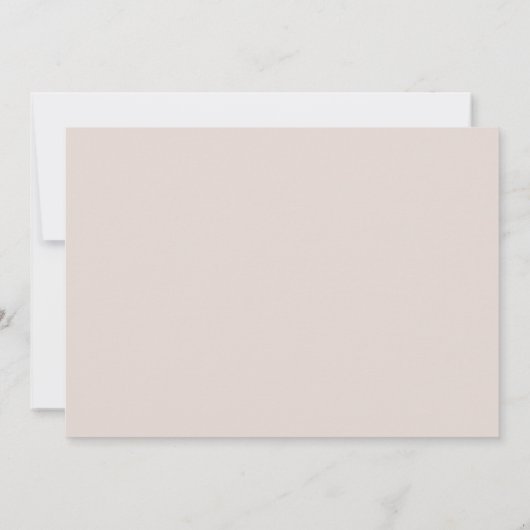 Kleine Wildblume Garten Geburtstag Foto Einladung (Rückseite)