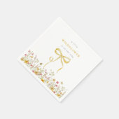 Kleine Wildblume Gelbbogen Wiesenschwanz Babydusch Serviette (Ecke)