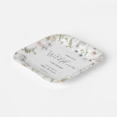 Kleine Wildblume ist auf dem Weg Babydusche Pappteller (Gewinkelt)