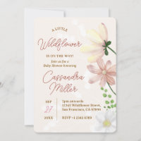 Kleine Wildblume ist auf dem Weg zur Babydusche