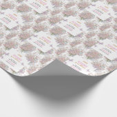 Kleine Wildblume ist in Blütendusche #2 Geschenkpapier (Ecke)