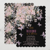 Kleine Wildblume ist in Blütendusche #3 Einladung (Vorne/Hinten)