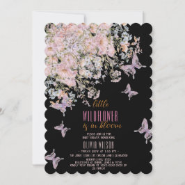 Kleine Wildblume ist in Blütendusche #3 Einladung