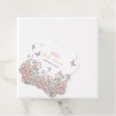 Kleine Wildblume ist in Blütendusche Geschenkanhänger (Beispiel)