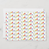 Kleine Wildblume Kinder Mädchen Geburtstag Einladung (Rückseite)