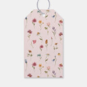 Kleine Wildblume Kinderdusche Danke, dass ihr die Geschenkanhänger (Rückseite)