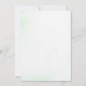 Kleine Wildblume Kinderdusche Einladung (Rückseite)