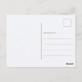 Kleine Wildblume Kinderdusche Einladung Postkarte (Rückseite)