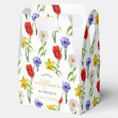 Kleine Wildblume Kindergeburtstag Geschenkschachtel (Geöffnet)