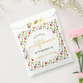 Kleine Wildblume Kindergeburtstag Geschenktütchen