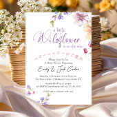 Kleine Wildblume Kindermädchendusche Einladung