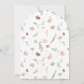 Kleine Wildblume macht einen Geburtstag Einladung (Rückseite)