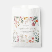 Kleine Wildblume macht einen Hübschen 1. Geburtsta Geschenktütchen (Vorderseite)