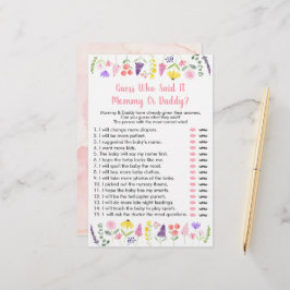 Kleine Wildblume Raten, wer gesagt hat, es Duschsp