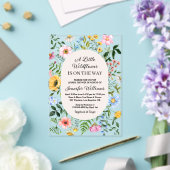 Kleine Wildblume unterwegs, Blumendusche Acryleinladungen (In Situ (Hochzeit))