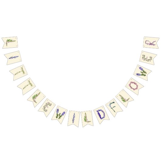 Kleine Wildblume Wimpelkette (Alle)