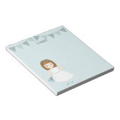 Kleine Wildblume zum Geburtstag Notizblock (angewinkelt)