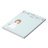 Kleine Wildblume zum Geburtstag Notizblock (Rotiert)