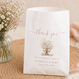 Kleine Wildblumen-Baby-Party Vielen Dank Geschenktütchen