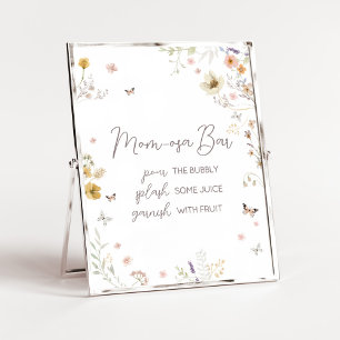 Kleine Wildblumen-Botanischer Frühling Mom Osa Bar Poster