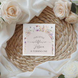 Kleine Wildblumen-Geburtstags-Papier-Servietten Serviette