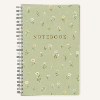 Kleine Wildblumen-Notizbuch –  gepunktetes Journal Notizblock