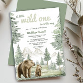 Kleine wilde Bärenwalddusche Einladung