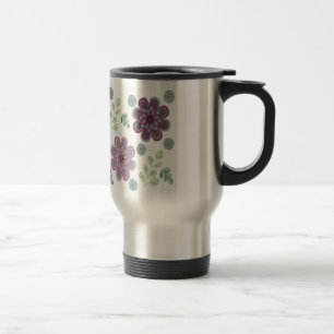 Kleine wilde Blume in Lavender Reisebecher