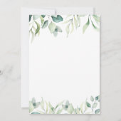 Kleine wilde Einladung auf dem Weg zur Kinderdusch (Rückseite)