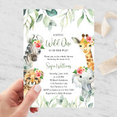 Kleine wilde Einladung auf dem Weg zur Kinderdusch