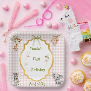 Kleine Wilde Party Pappteller