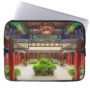 Kleine Wildgans-Tempel, China Laptopschutzhülle