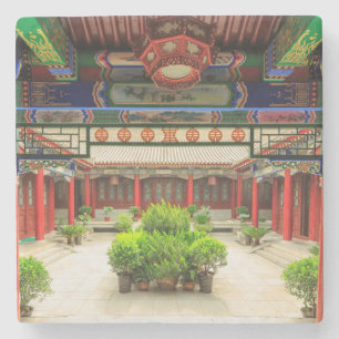 Kleine Wildganspagode, China Steinuntersetzer