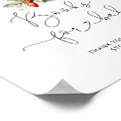 Kleine Wildpilzbücher für Babyposter Poster (Ecke)