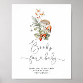 Kleine Wildpilzbücher für Babyposter Poster (Vorne)