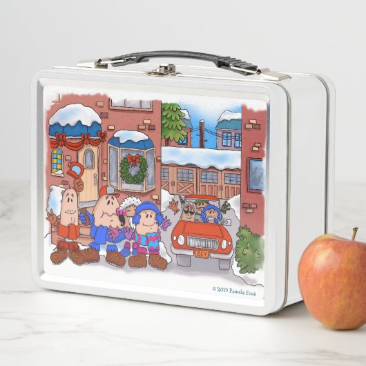 Kleine Winks - Weihnachtsgeschenk Metall Brotdose (Beispiel)