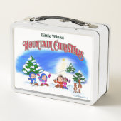 Kleine Winks - Weihnachtsgeschenk Metall Brotdose (Rückseite)