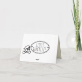 Kleine Wobbblies Es tut mir leid Karte (Rückseite)