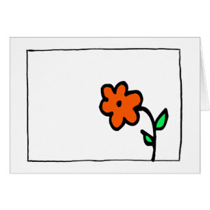 kleine Wobblies-Gekritzel-Blume