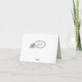 kleine Wobblies Im traurig Karte (Rückseite)