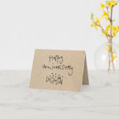 kleine Wobblies-Jahrestagskarte Karte (Gelbe Blume)