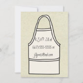 kleine Wobblies spagetti Party Einladungen (Rückseite)