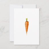 Kleine Wohn- und Karottendusche - vielen Dank Dankeskarte (Rückseite)