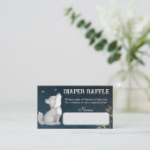 Kleine Wolfspuchzettel Begleitkarte (Stehend Vorderseite)