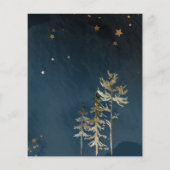 Kleine Wolfspülung Babydusche Danke Karte (Rückseite)