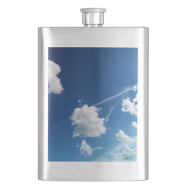 Kleine Wolken im Licht Flachmann